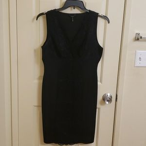 Daisy Fuentes Black Dress with Lace